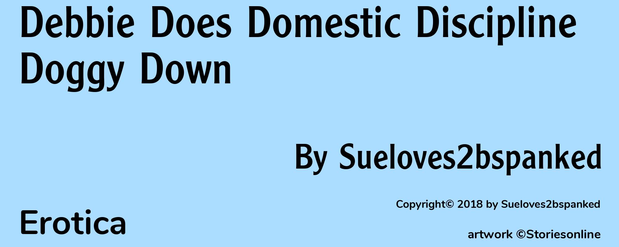Debbie Does Domestic Discipline Doggy Down - Cover