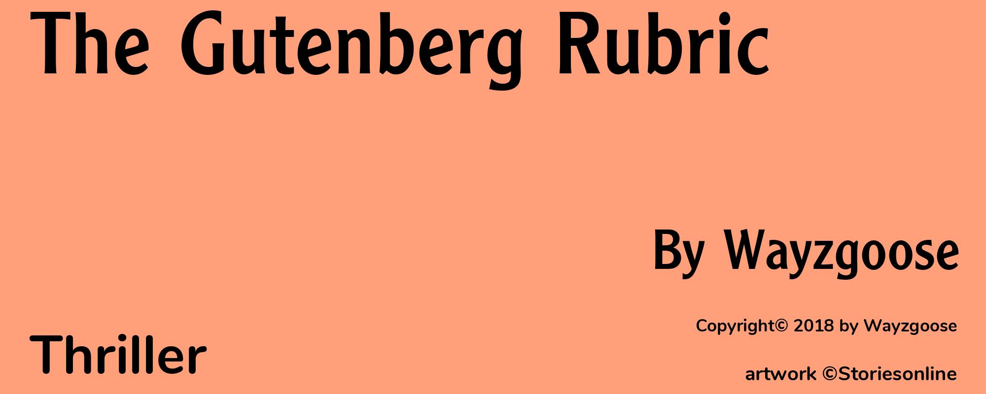 The Gutenberg Rubric - Cover
