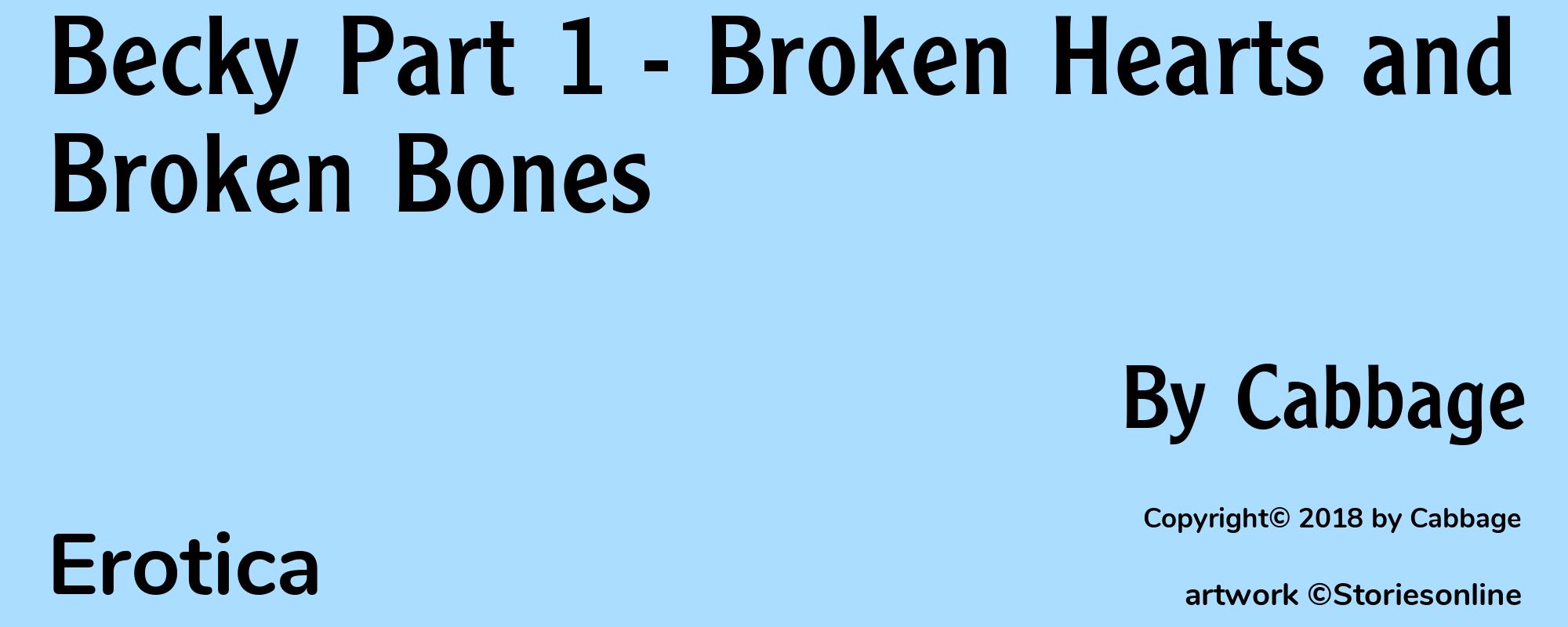 Becky Part 1 - Broken Hearts and Broken Bones - Cover