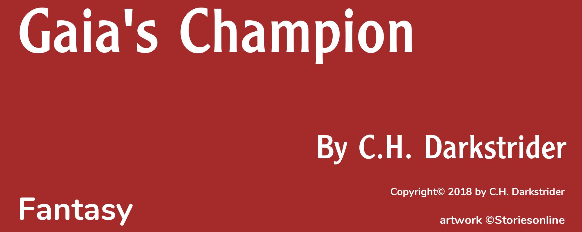 Gaia's Champion - Cover