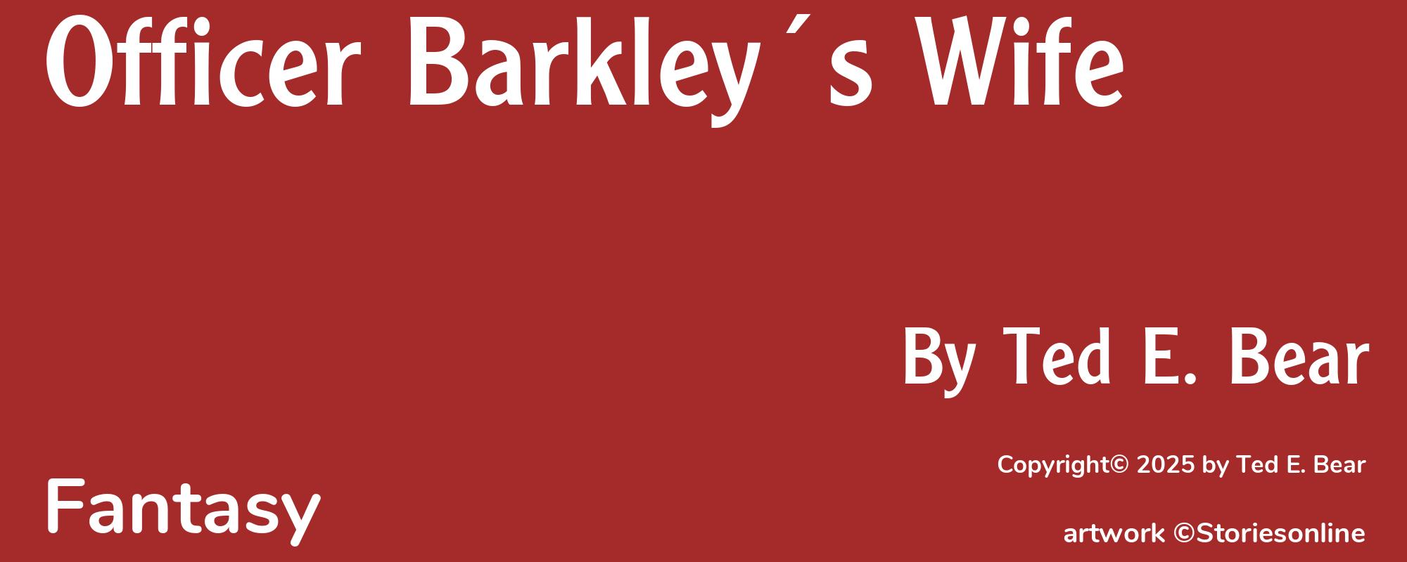 Officer Barkley´s Wife - Cover