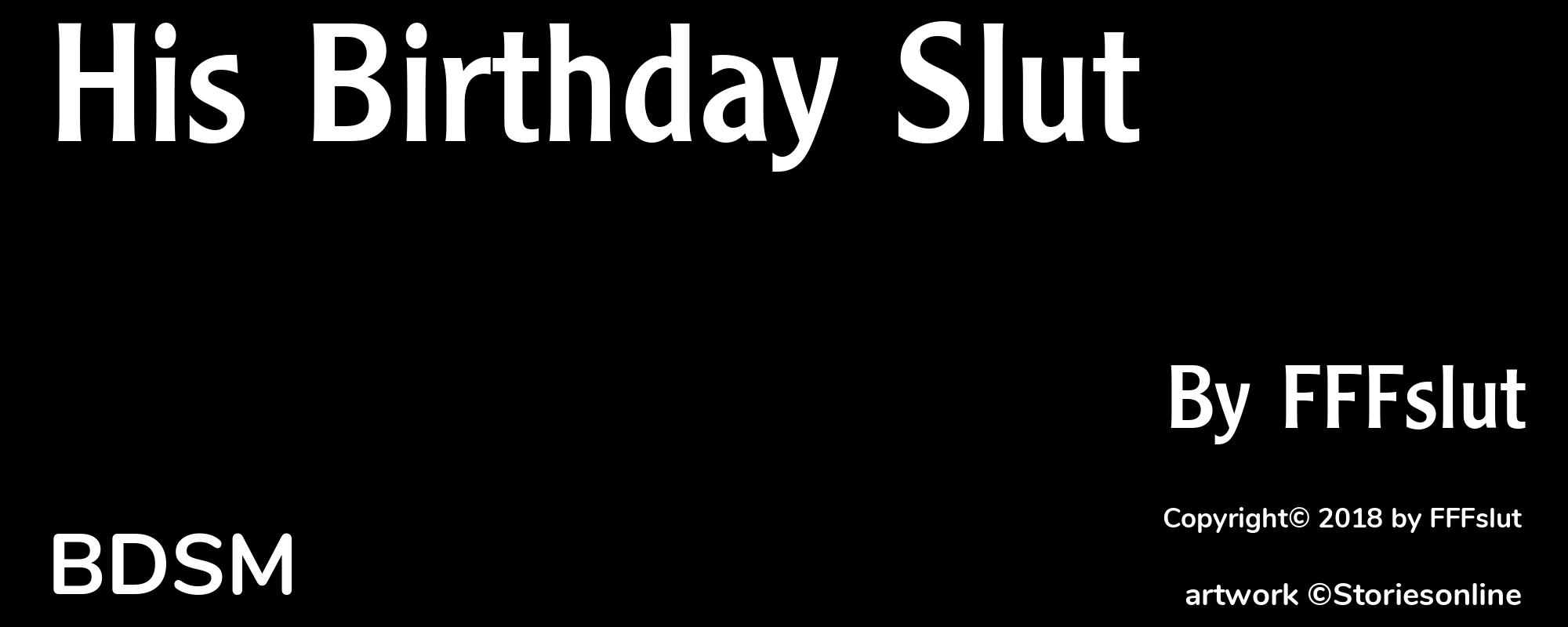 His Birthday Slut - Cover