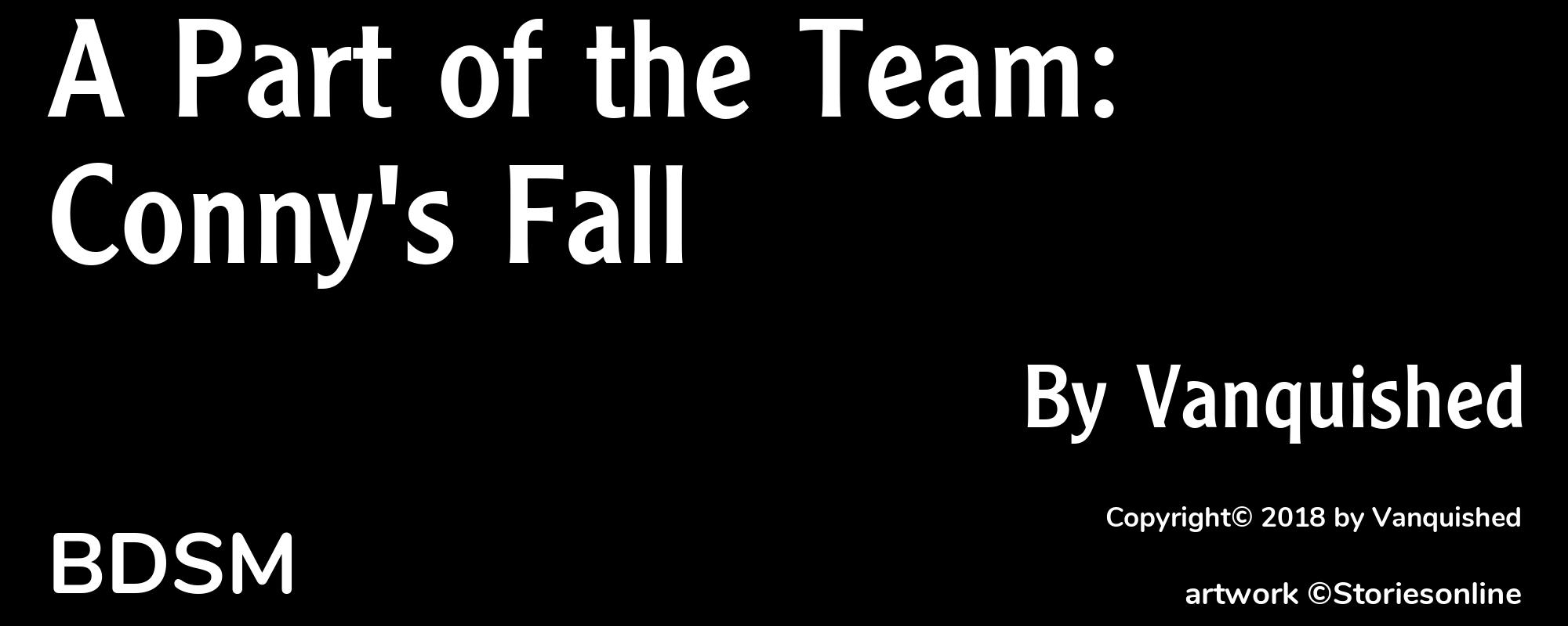 A Part of the Team: Conny's Fall - Cover