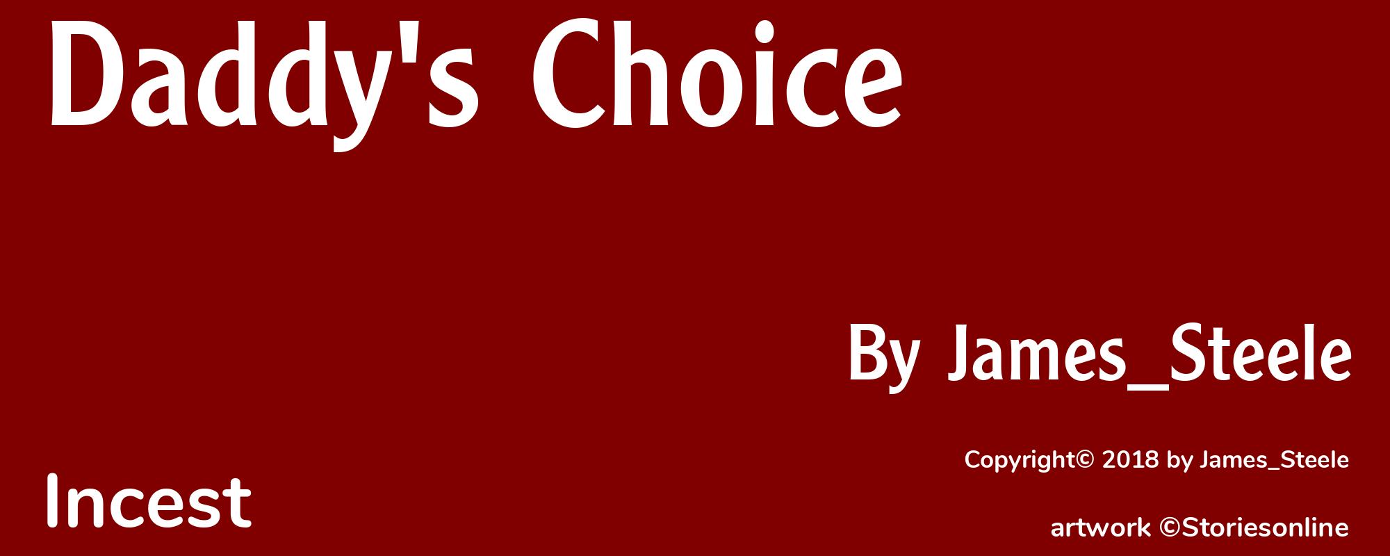 Daddy's Choice - Cover