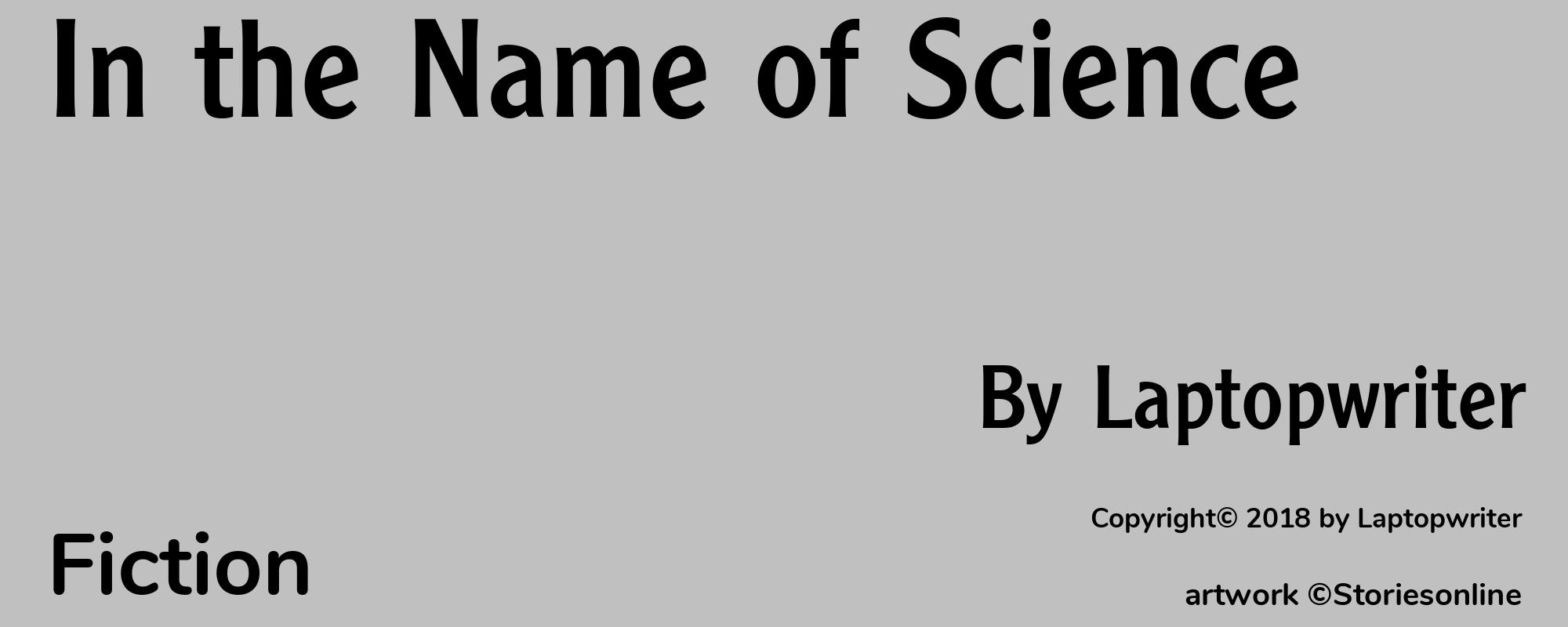 In the Name of Science - Cover