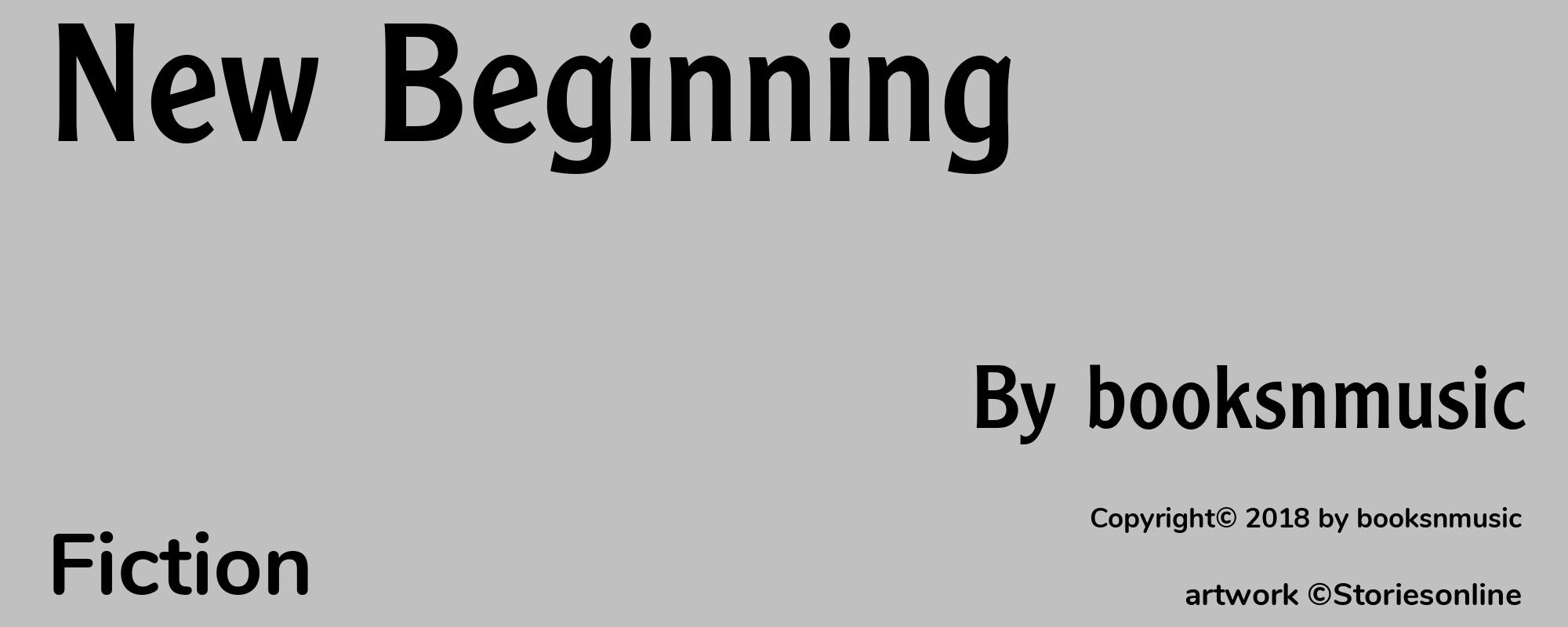 New Beginning - Cover