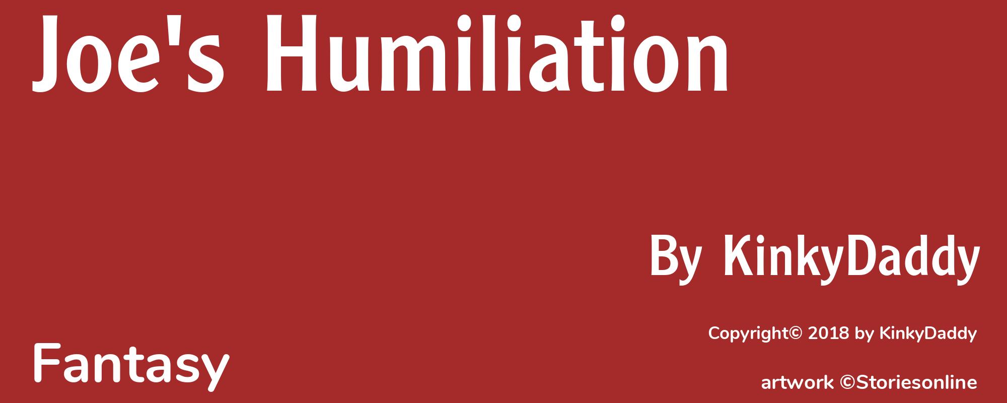 Joe's Humiliation - Cover