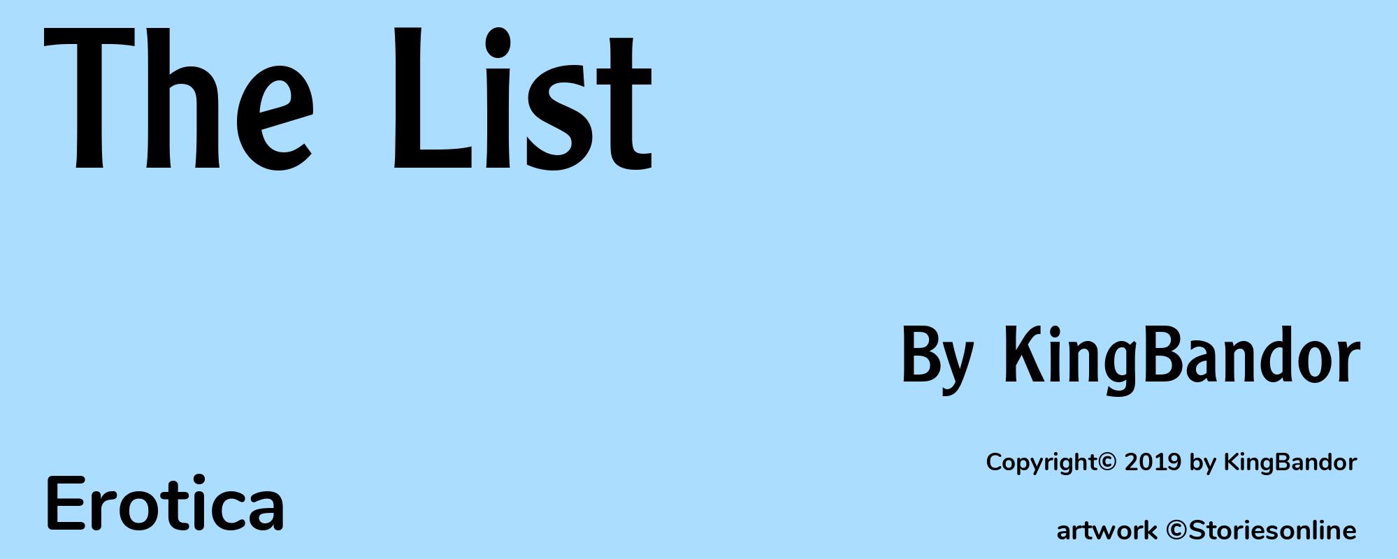 The List - Cover