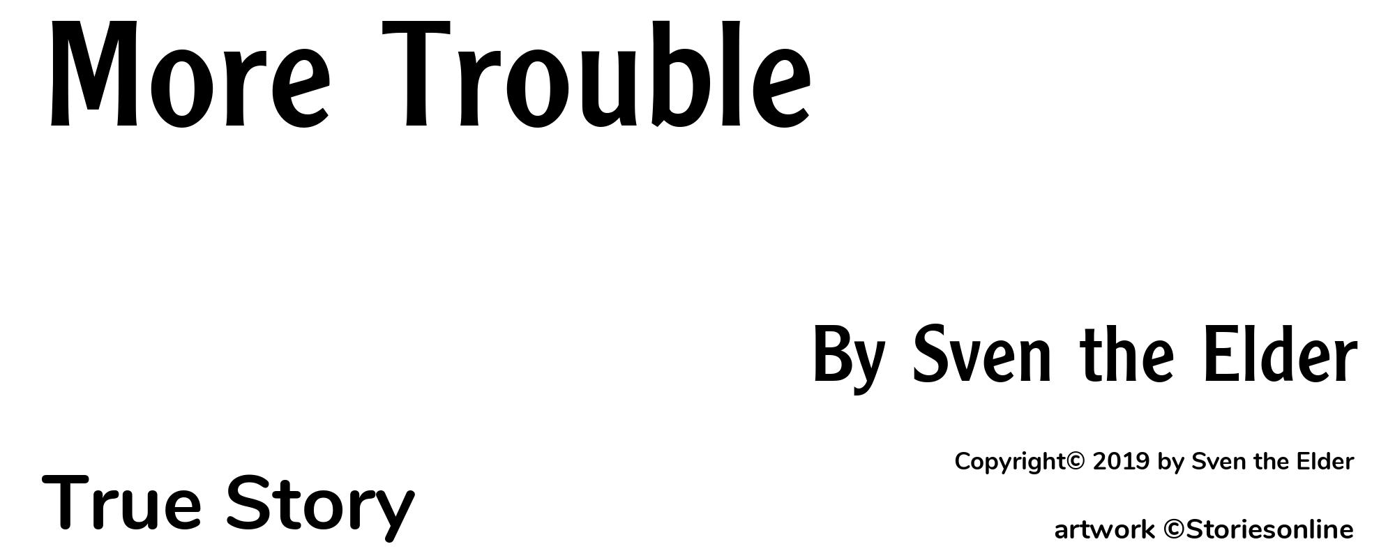 More Trouble - Cover