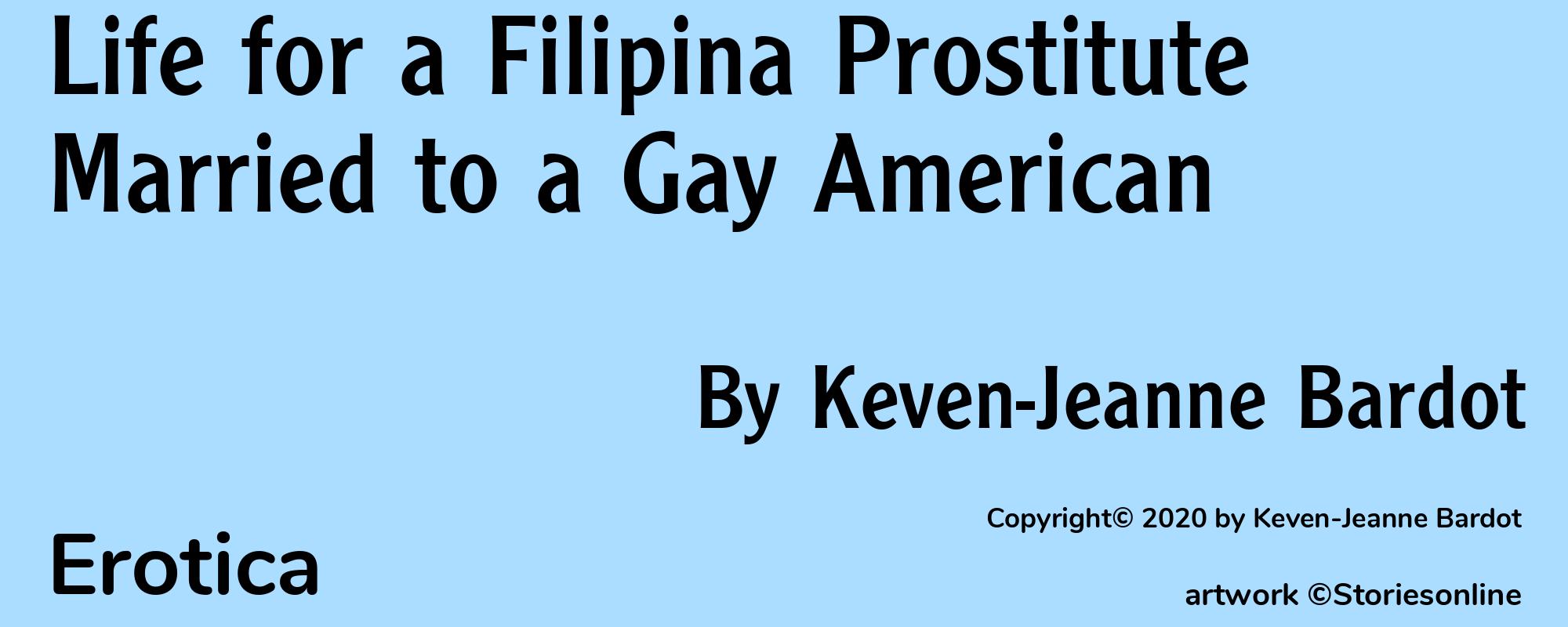 Life for a Filipina Prostitute Married to a Gay American - Cover