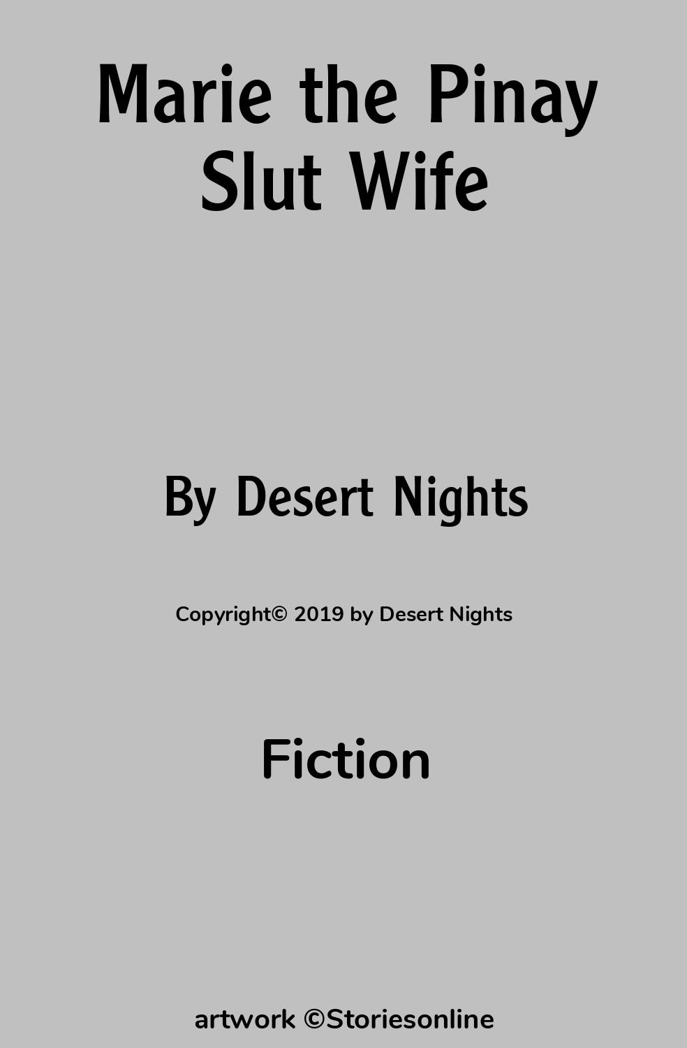 Marie the Pinay Slut Wife - Fiction Sex Story