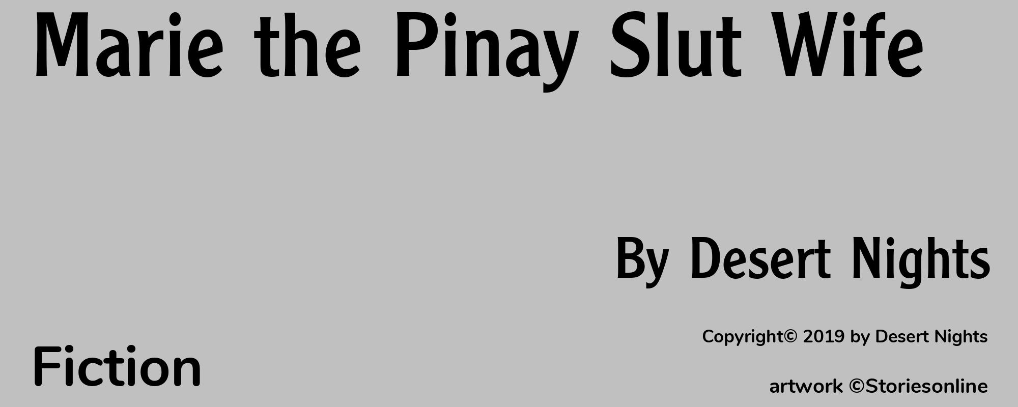 Marie the Pinay Slut Wife - Cover