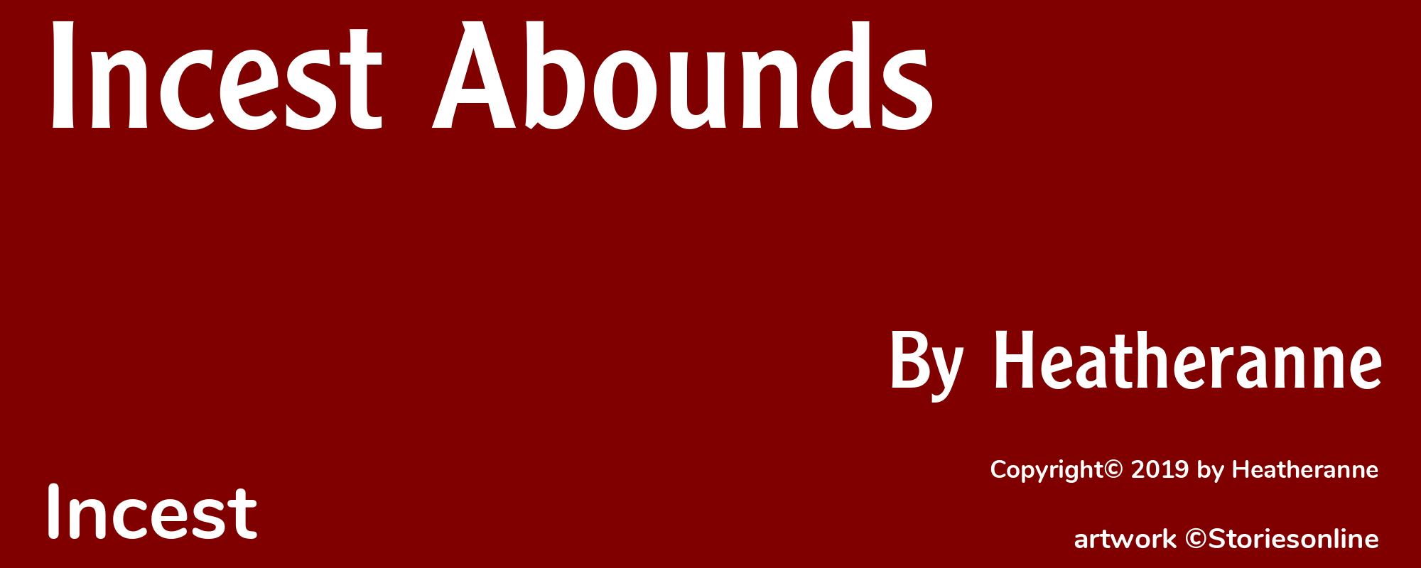 Incest Abounds - Cover