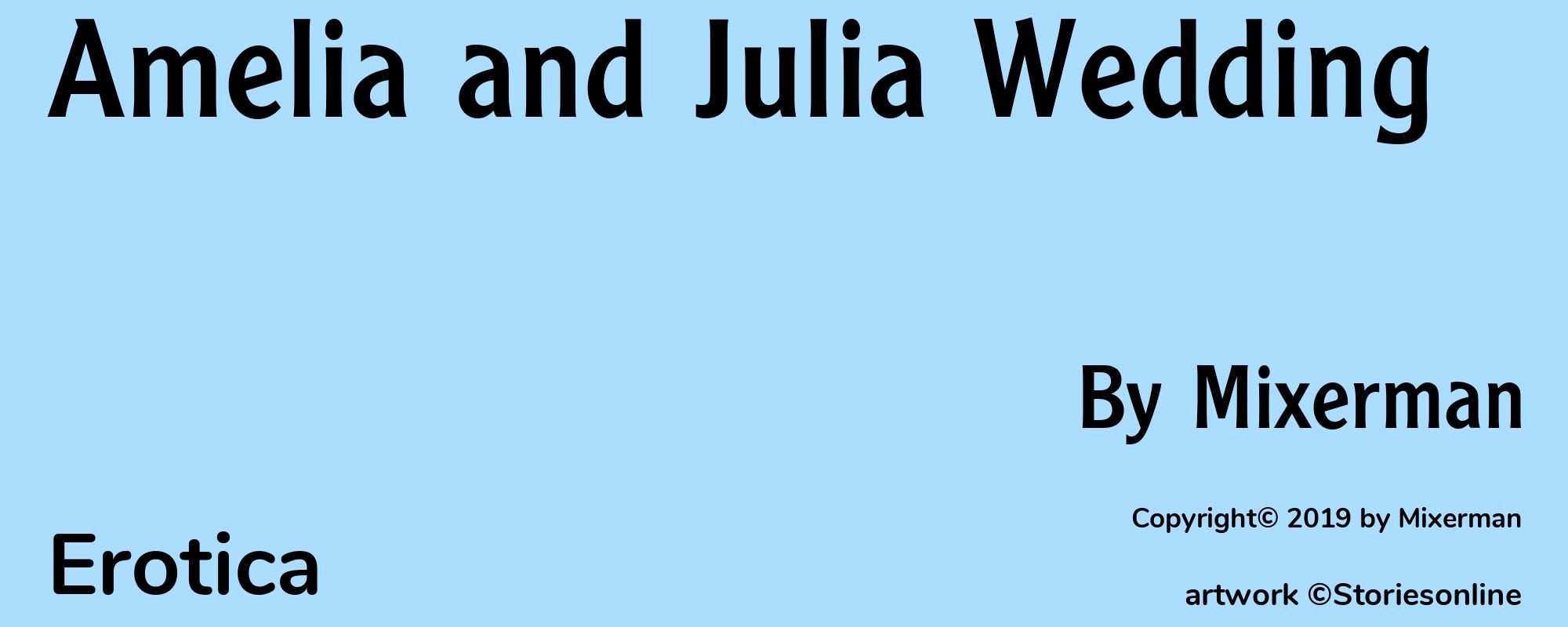 Amelia and Julia Wedding - Cover