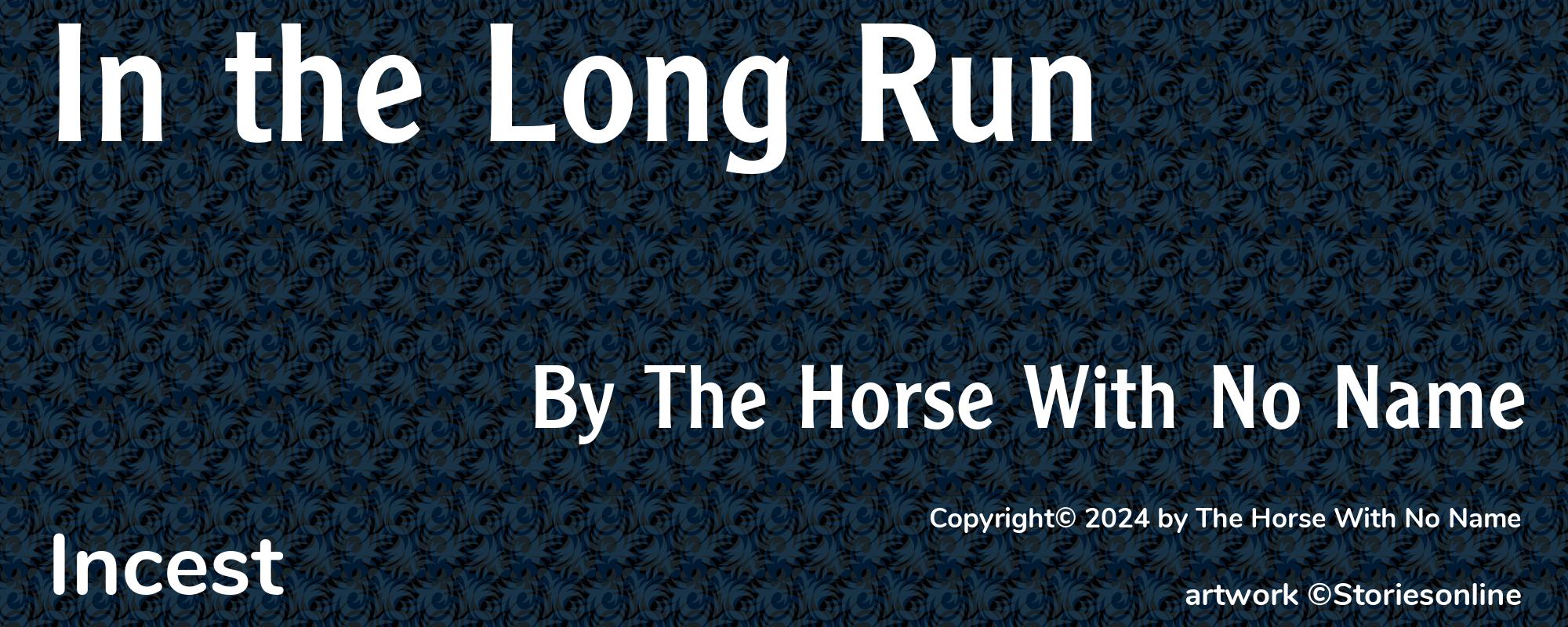 In the Long Run - Cover