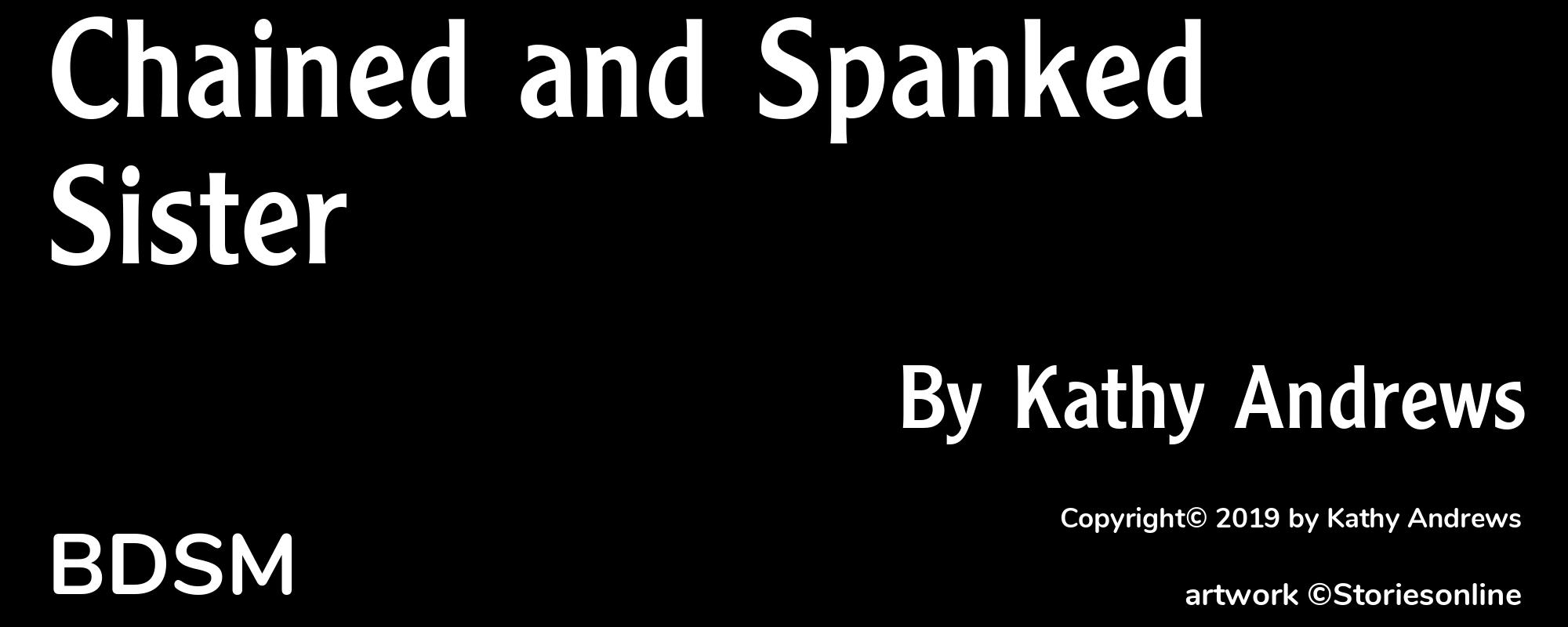Chained and Spanked Sister - Cover