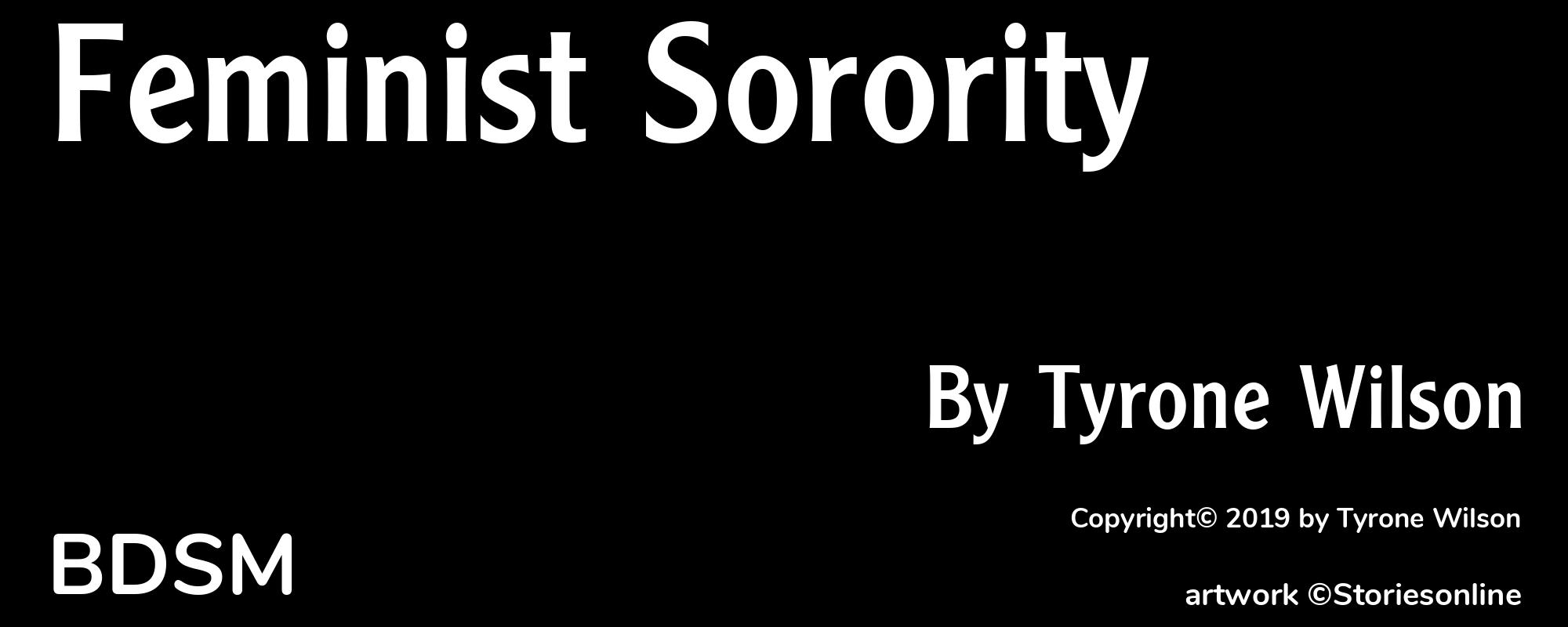 Feminist Sorority - Cover