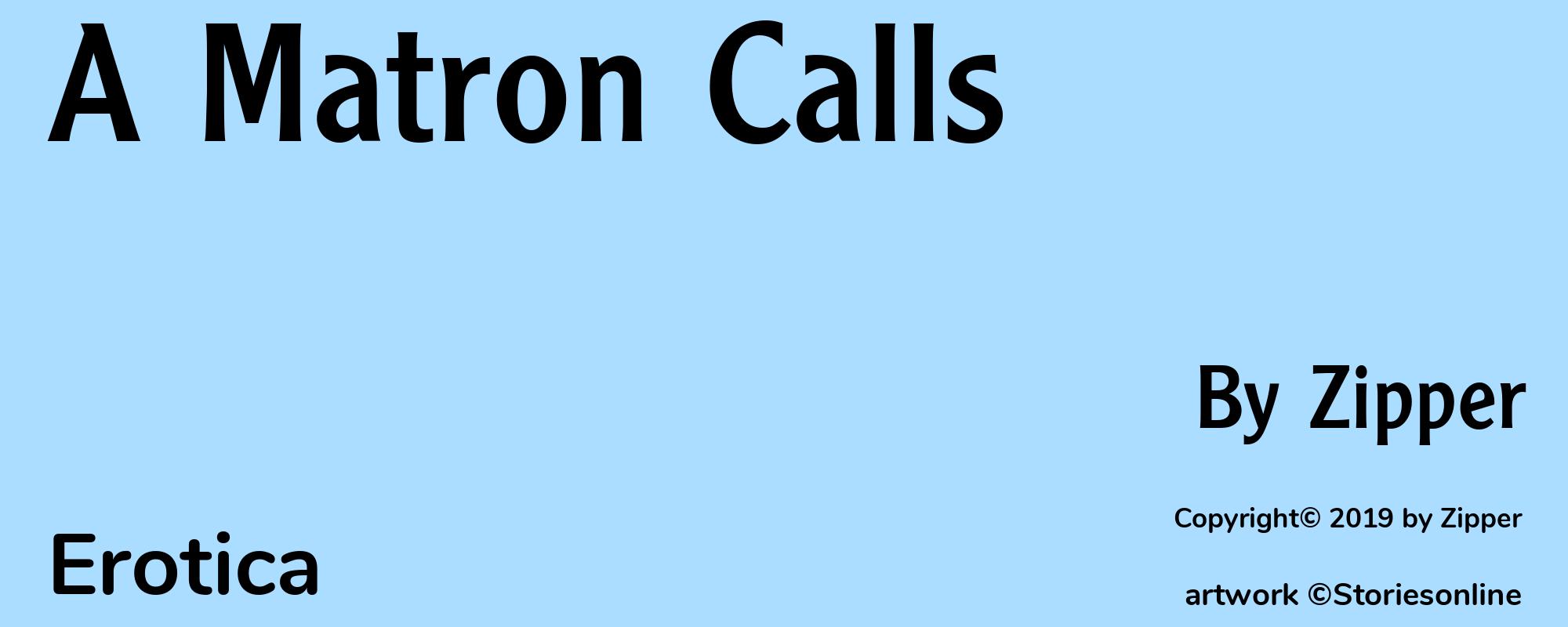 A Matron Calls - Cover