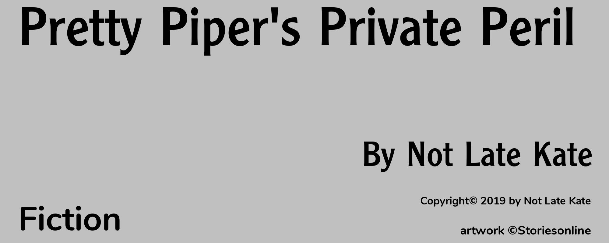 Pretty Piper's Private Peril - Cover