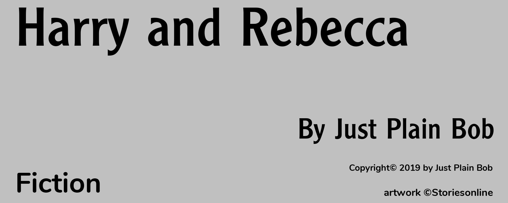 Harry and Rebecca - Cover