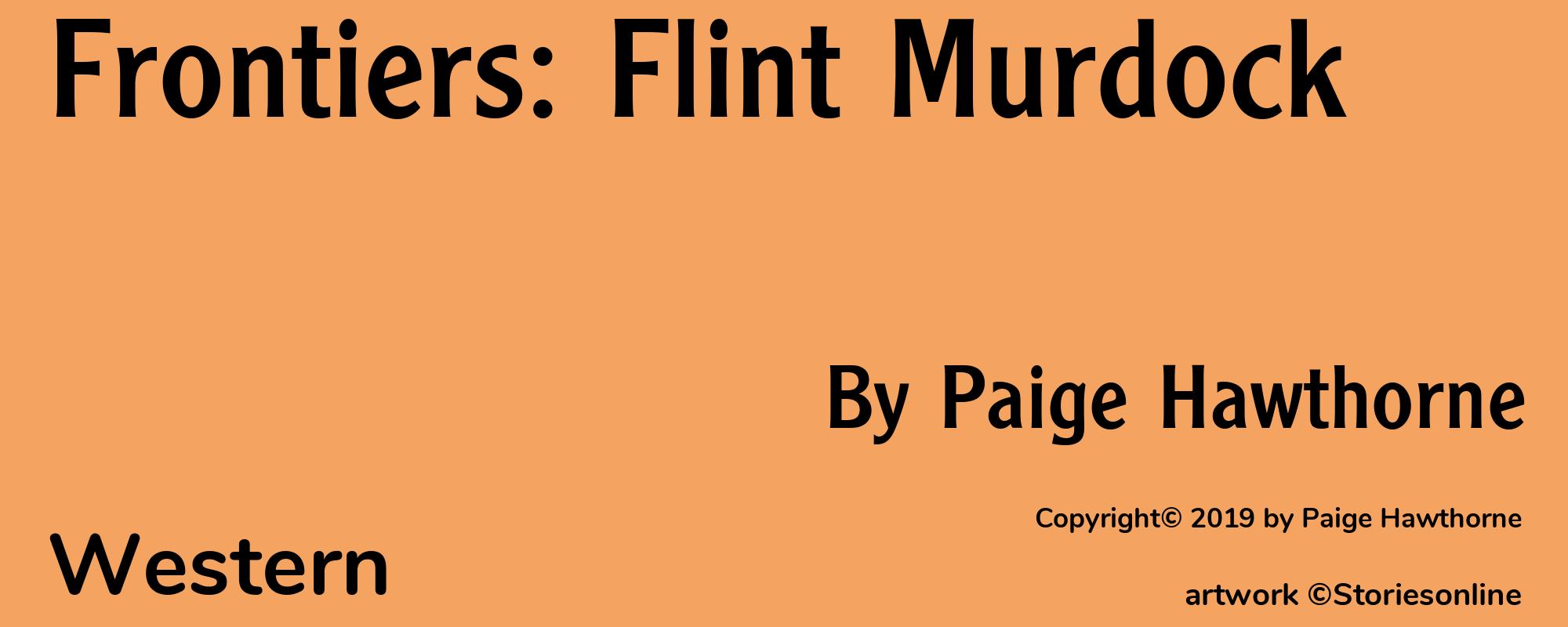 Frontiers: Flint Murdock - Cover