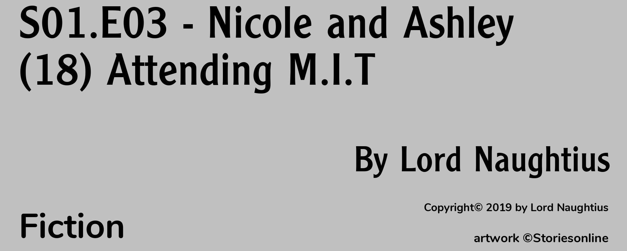 S01.E03 - Nicole and Ashley (18) Attending M.I.T - Cover