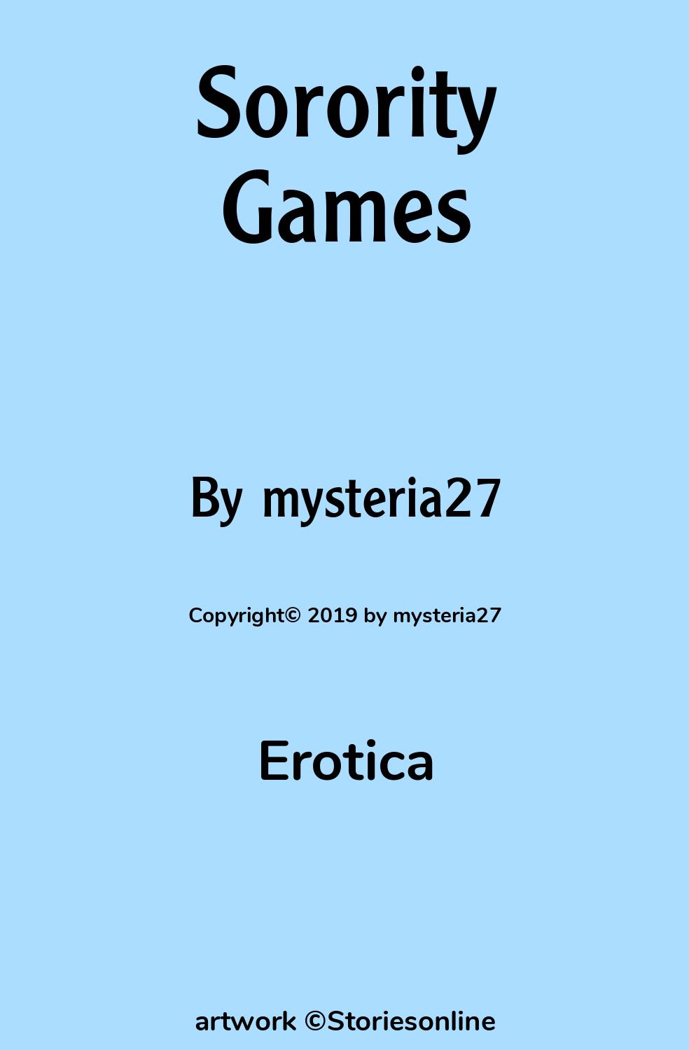 Sorority Games - Erotica Sex Story