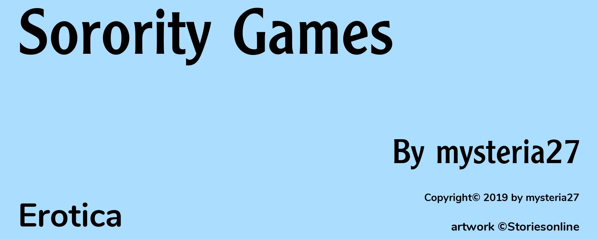 Sorority Games - Cover