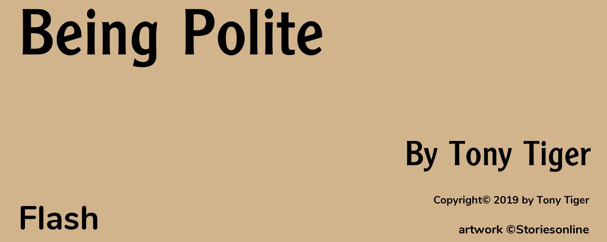 Being Polite - Cover