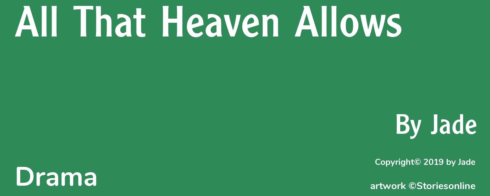 All That Heaven Allows - Cover