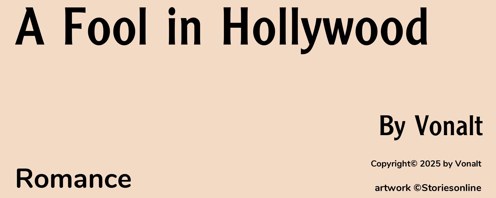 A Fool in Hollywood - Cover