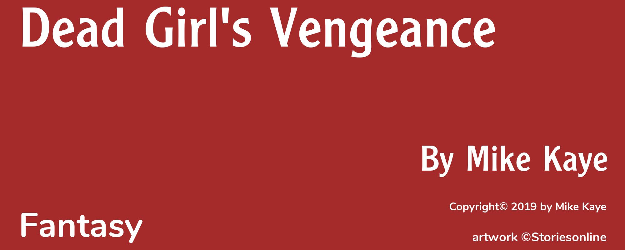 Dead Girl's Vengeance - Cover