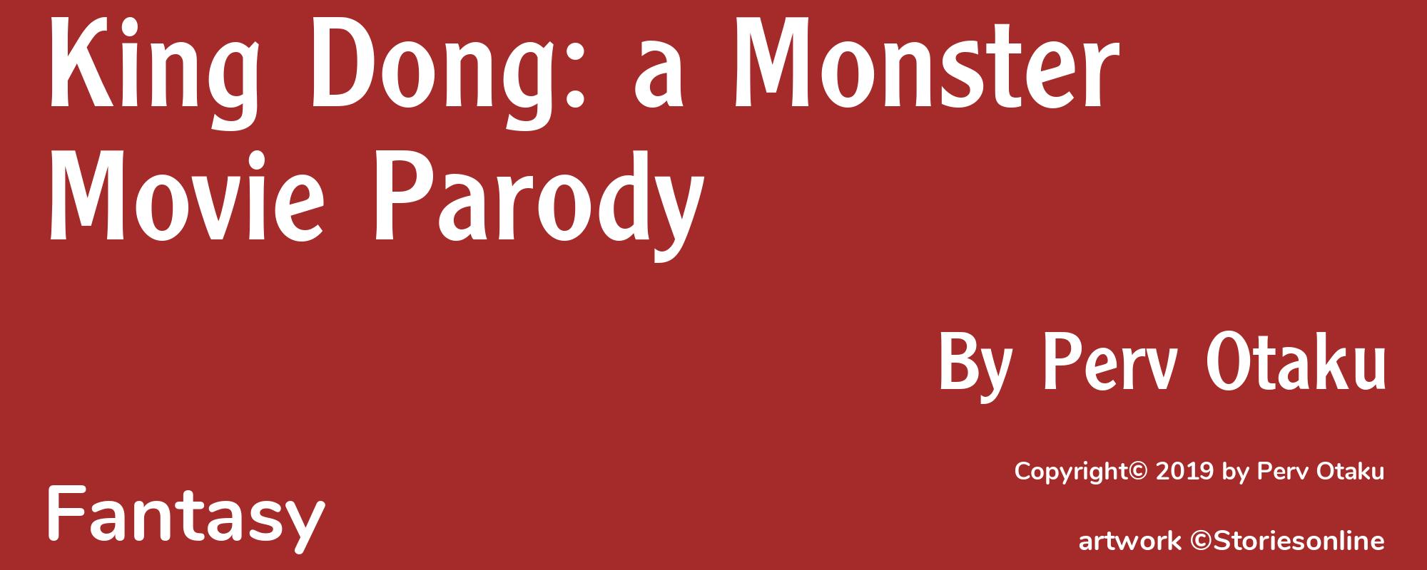 King Dong: a Monster Movie Parody - Cover