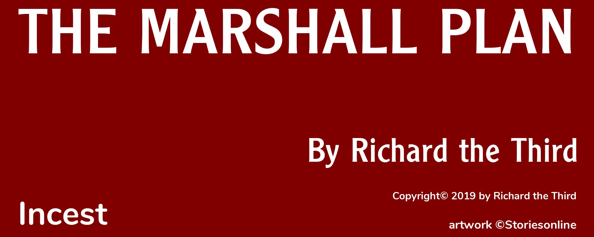 THE MARSHALL PLAN - Cover