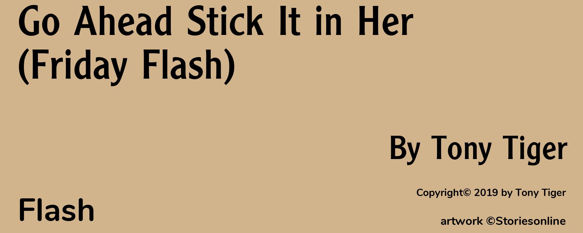 Go Ahead Stick It in Her (Friday Flash) - Cover