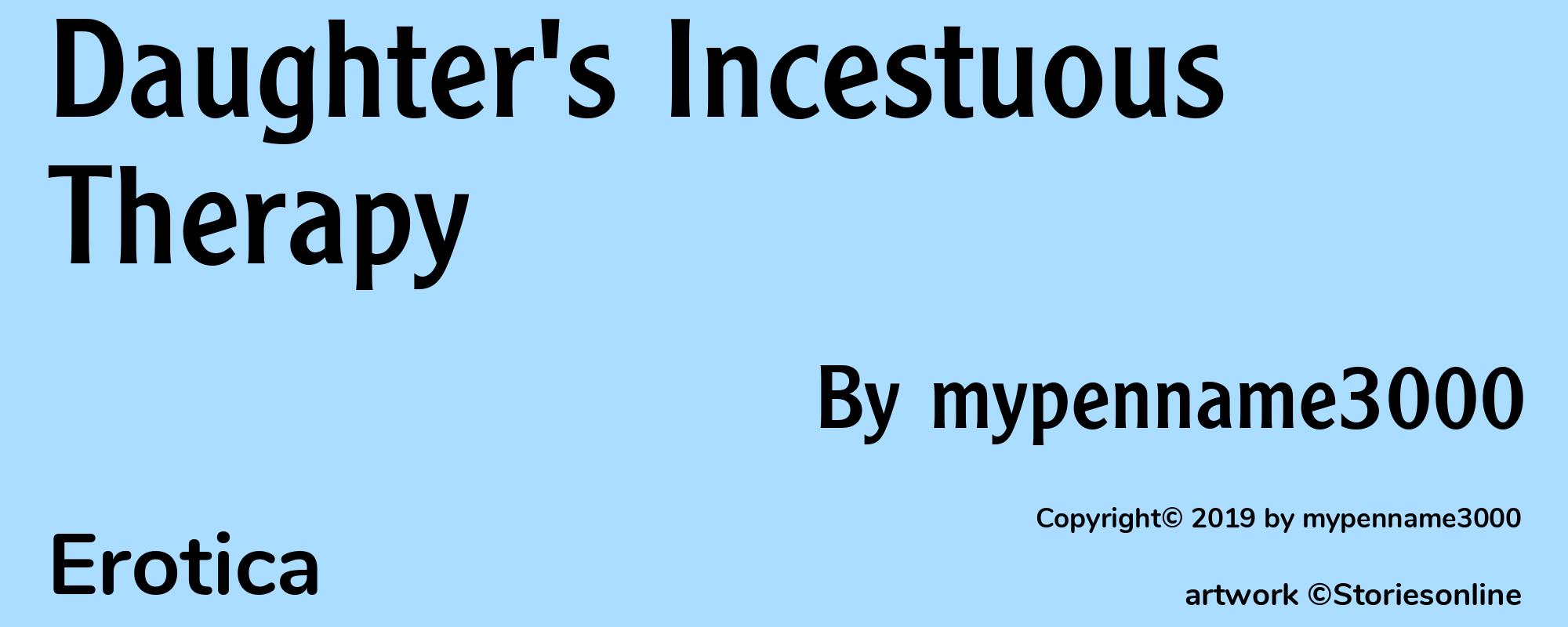 Daughter's Incestuous Therapy - Cover