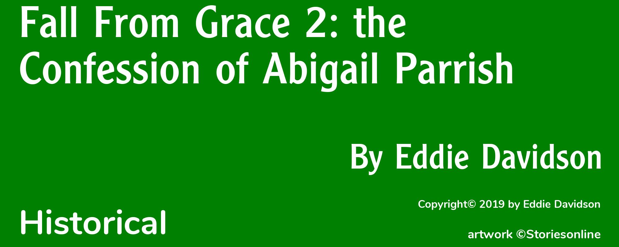 Fall From Grace 2: the Confession of Abigail Parrish - Cover