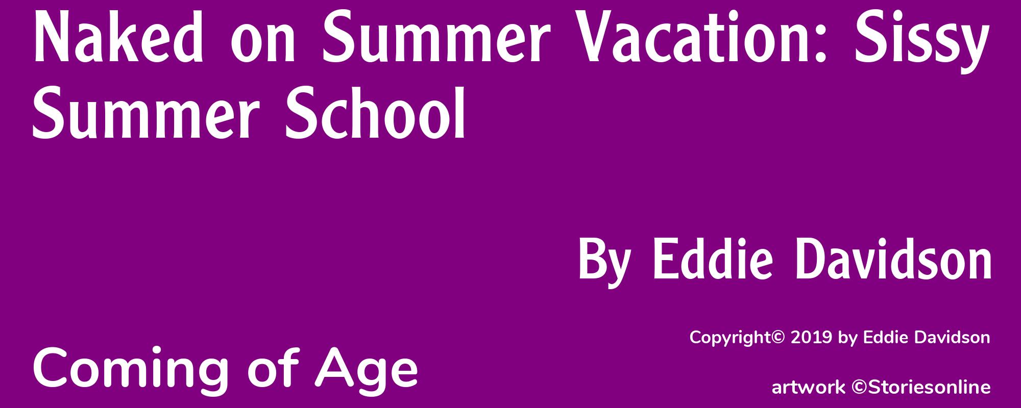 Naked on Summer Vacation: Sissy Summer School - Cover