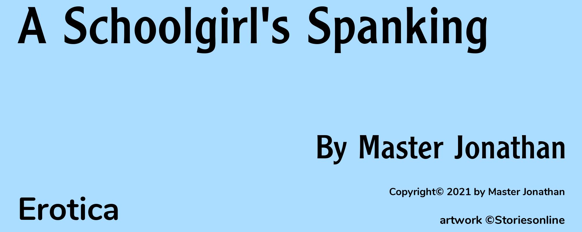 A Schoolgirl's Spanking - Cover