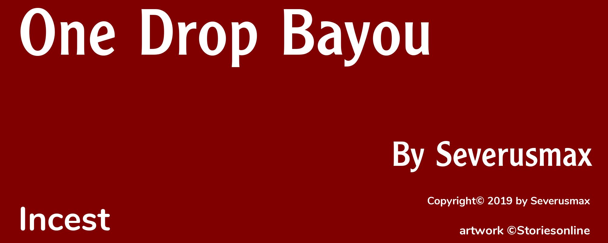 One Drop Bayou - Cover