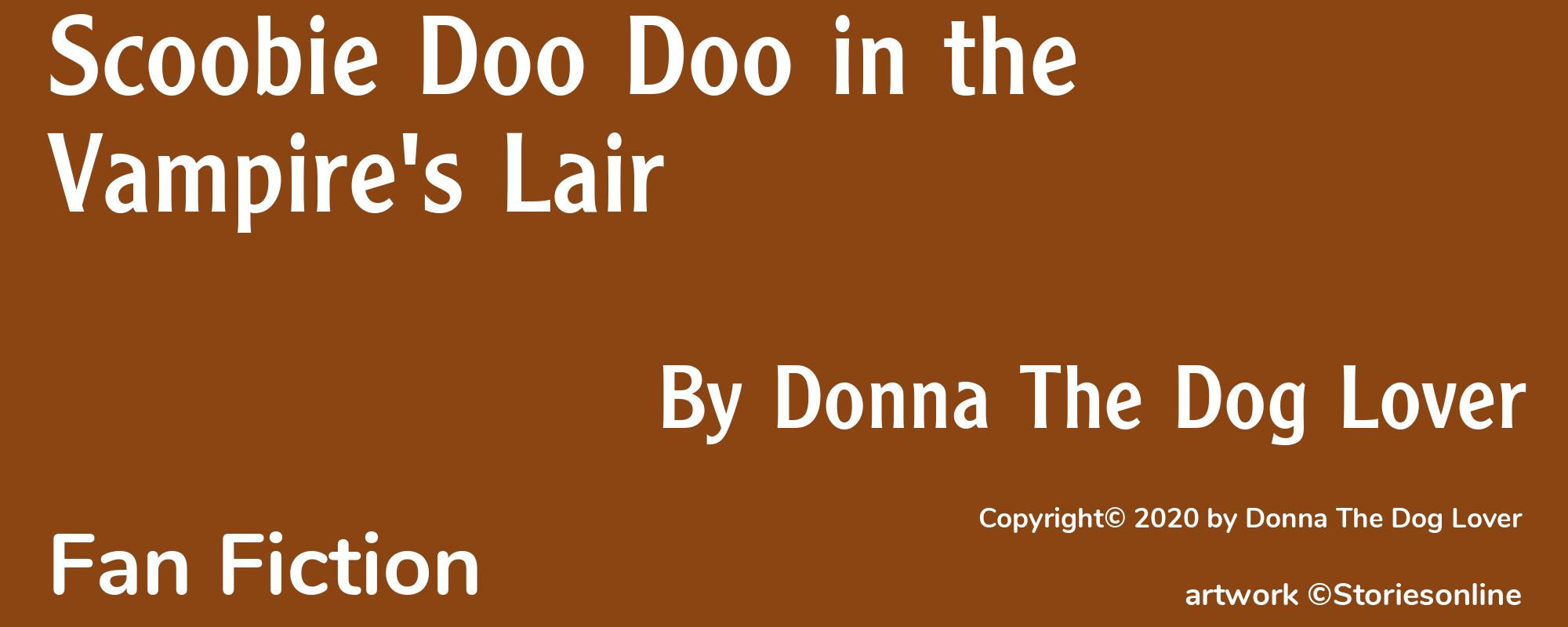 Scoobie Doo Doo in the Vampire's Lair - Cover