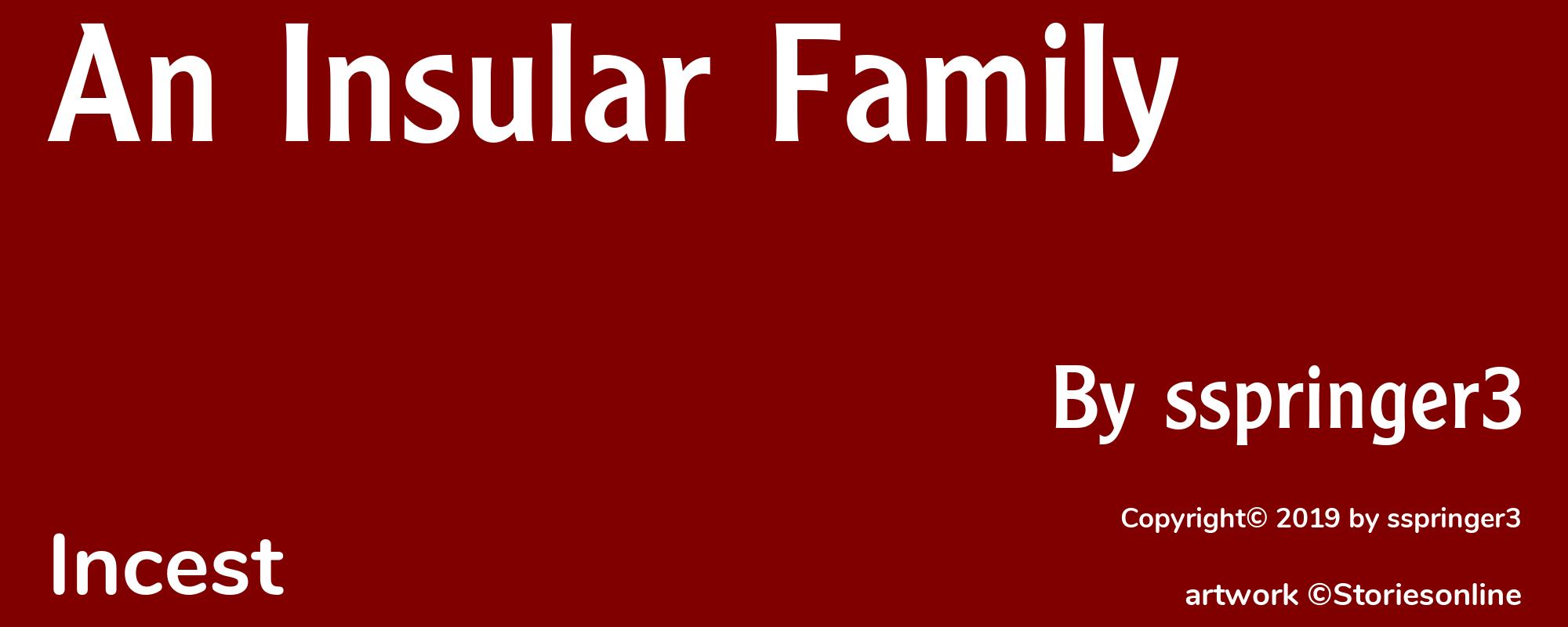An Insular Family - Cover