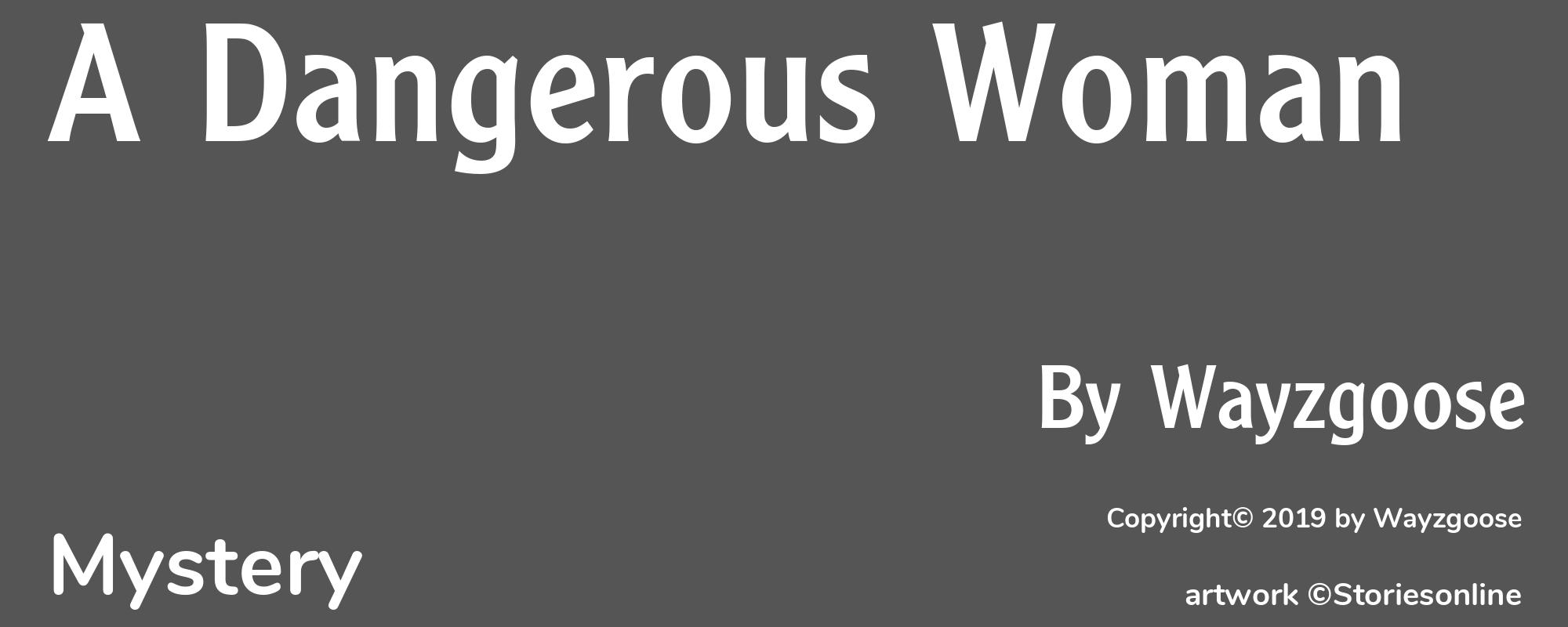 A Dangerous Woman - Cover