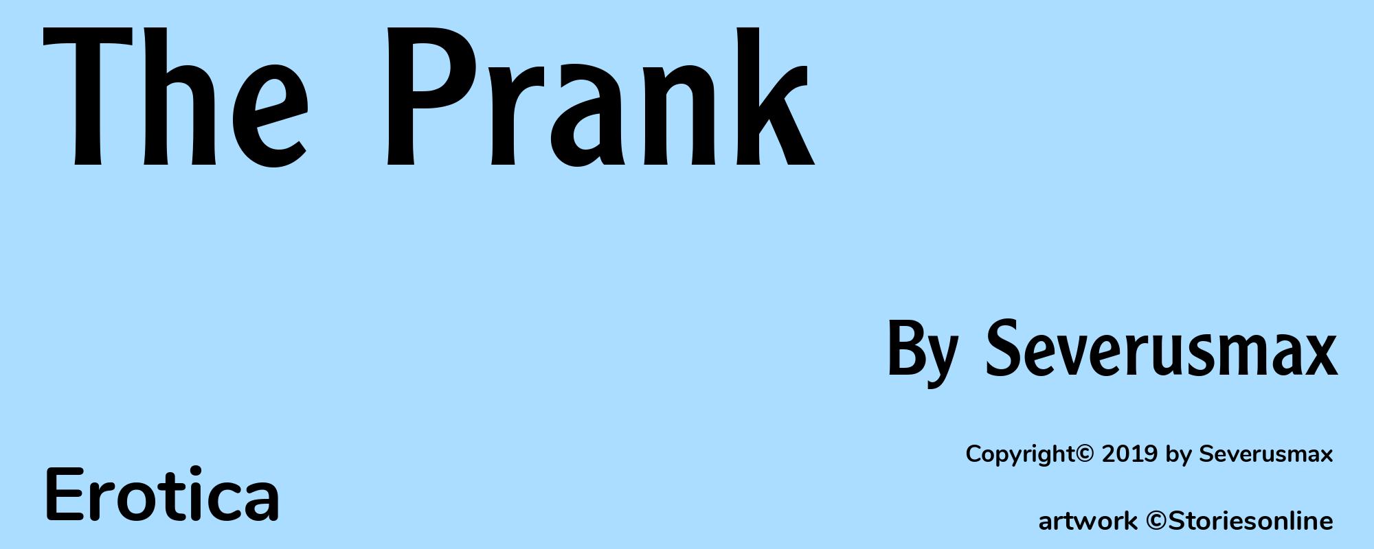 The Prank - Cover