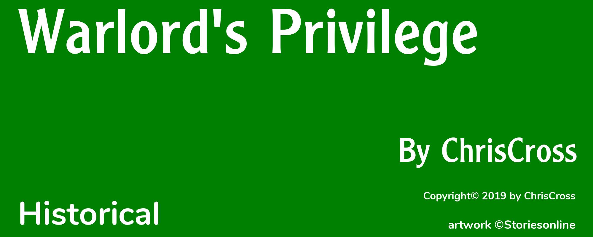 Warlord's Privilege - Cover