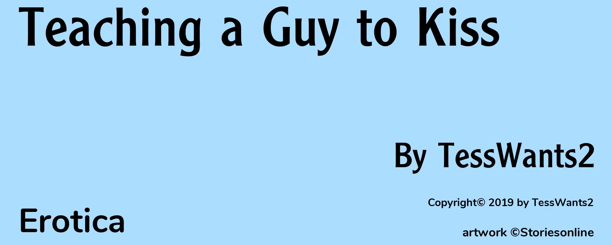 Teaching a Guy to Kiss - Cover