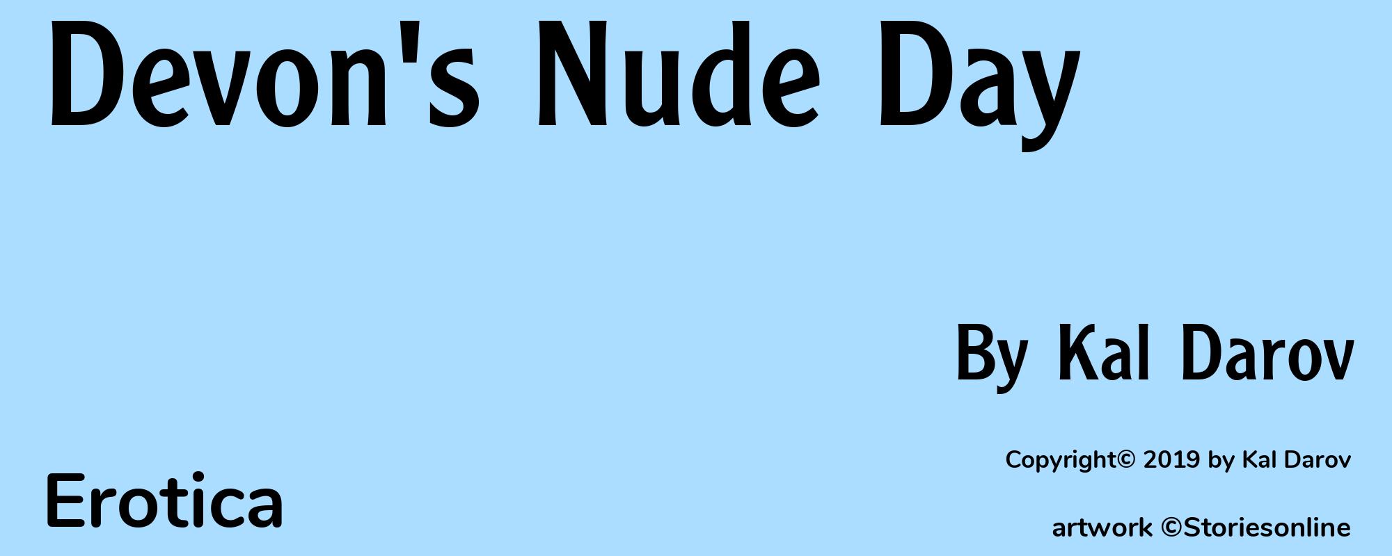 Devon's Nude Day - Cover