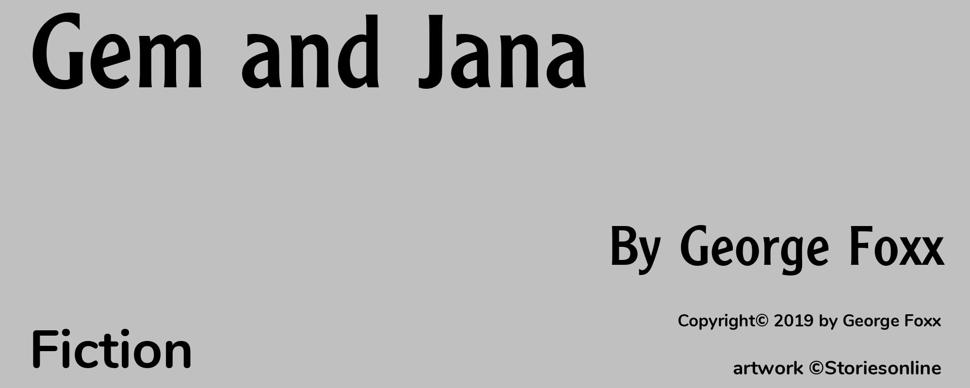Gem and Jana - Cover