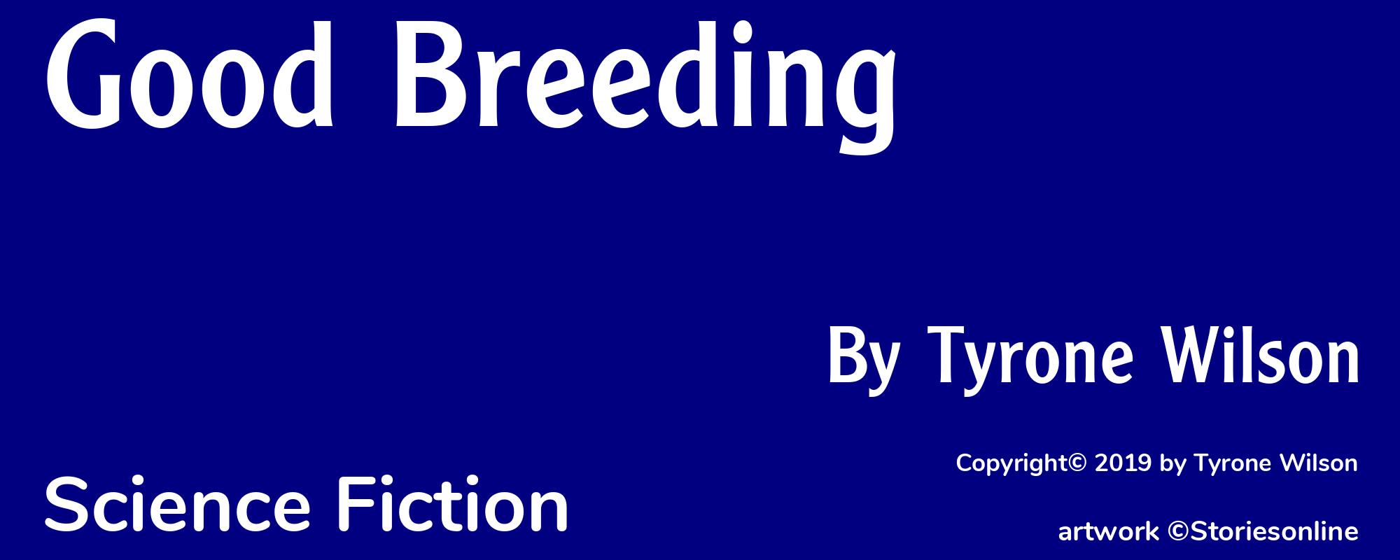 Good Breeding - Cover