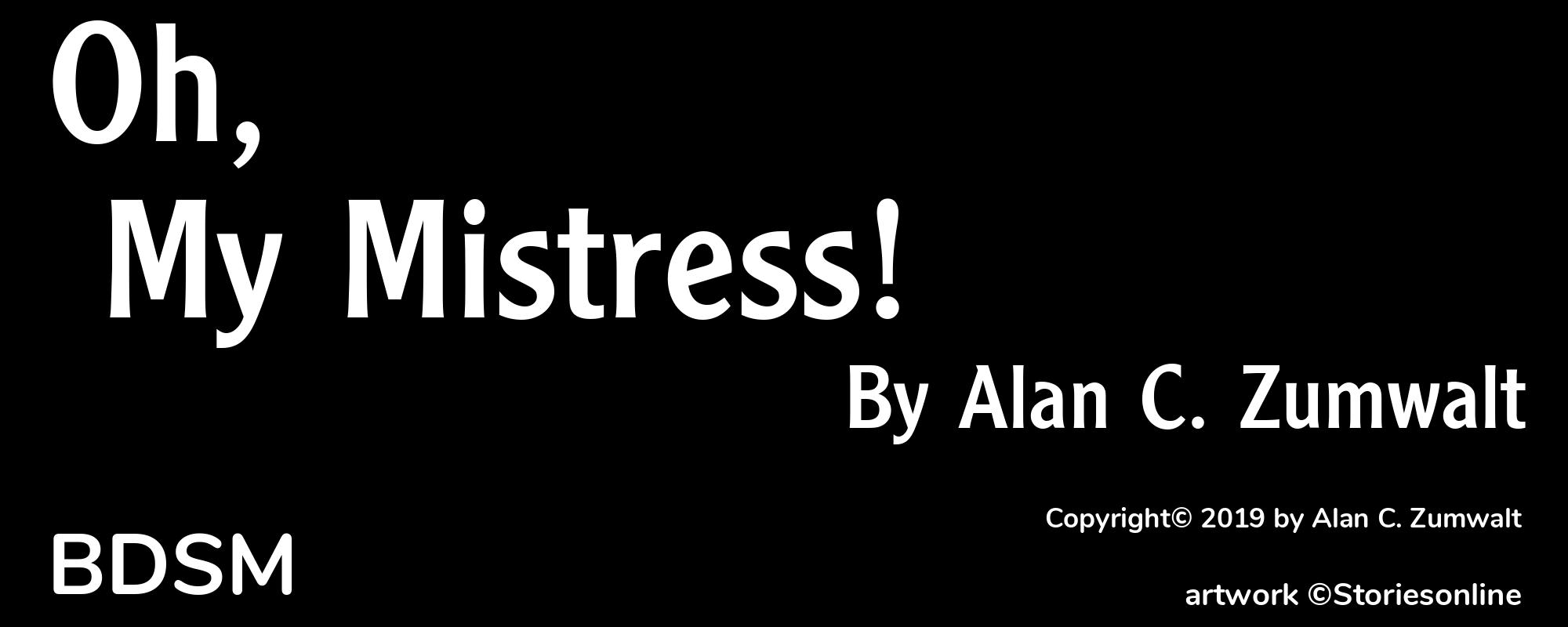 Oh, My Mistress! - Cover